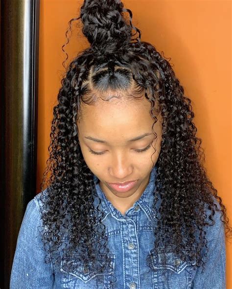 Perfect How To Do A Half Up Half Down Hairstyle With Weave For Long