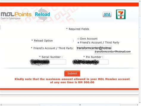 How it works · where to reload · contact us. "MOL POINT" Transform: *MOL POINT TRANSFORM*