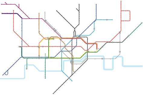 Blank Tube Map