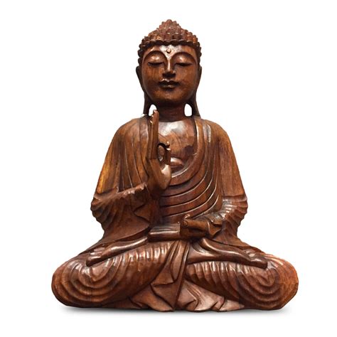Meditating Wooden Buddha Statue Buddha Statue Statue Buddha