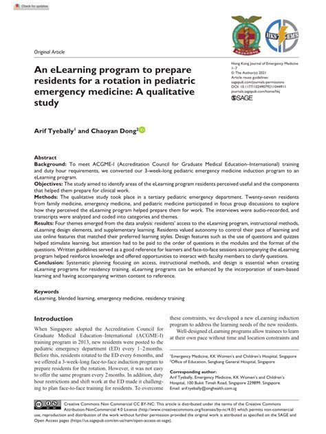 Pdf An Elearning Program To Prepare Residents For A Rotation In