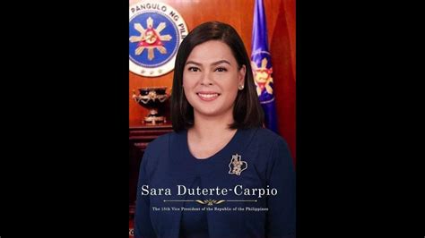 The Future Deped Secretary Vp Elect Sara Duterte As Per President