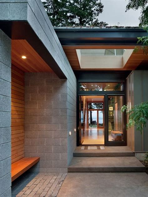 Concrete And Wood Architecture House House Exterior Architecture