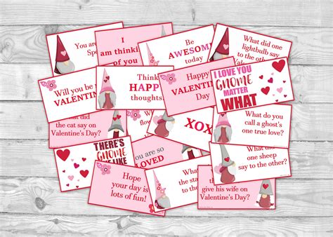 Printable Valentine Lunch Box Notes School Lunch Notes Etsy