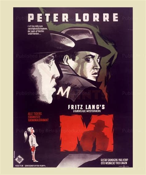 Fritz Lang M Poster
