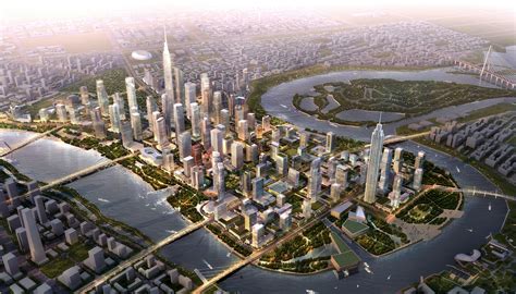 Tianjin Binhai Cbd Master Plan Som