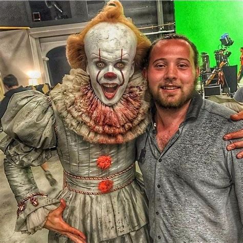 Picture Of Bill Skarsgard As Pennywise On The Shooting Of Itmovieofficial V Stephenkingfr