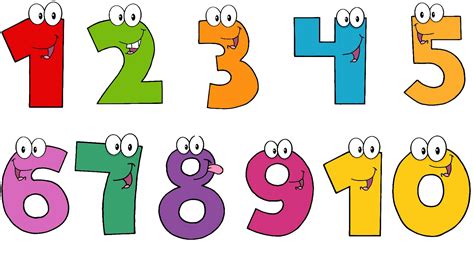 1 To 10 Numbers Transparent Background Png All Png All