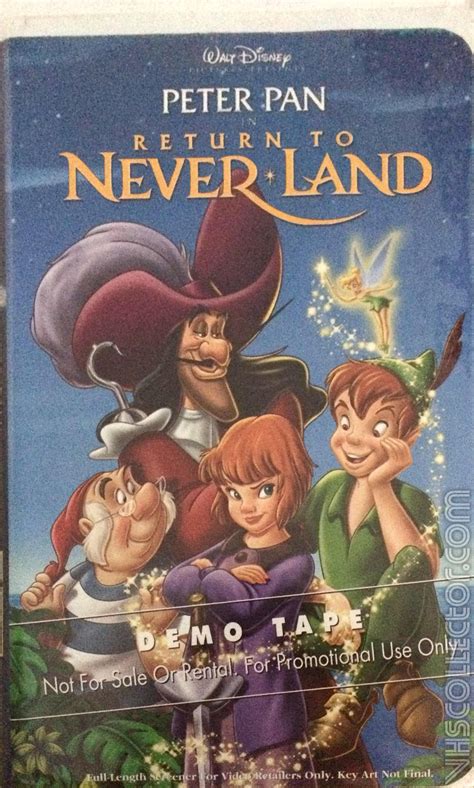 Disney Peter Pan Return To Neverland Vhs