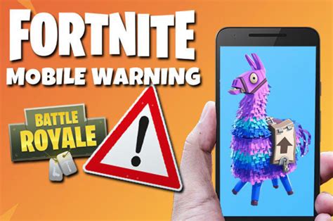 Fortnite Android Download Warning Mobile Release Date Alert Ahead Of