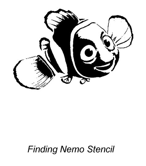 Finding Nemo Stencil