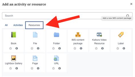 Uploading A File To Your Site Moodle Resource Center