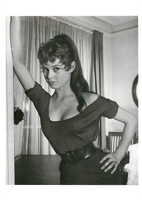 Brigitte Bardot Actress In 1950 By Philippe Halsman Modern Postcard Topics People Other