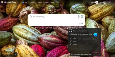 How To Play Bing Homepage Quiz And Win Ai Marketing News Today
