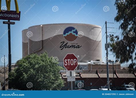 Water Tower In Yuma Arizona Editorial Photography Image Of 2020