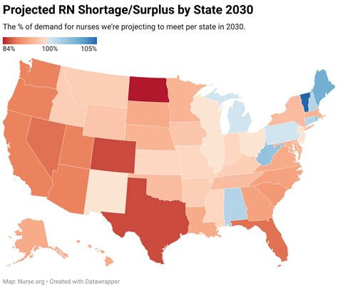 new analysis shows the nursing shortage by state may be worse than projected nurses news hubb