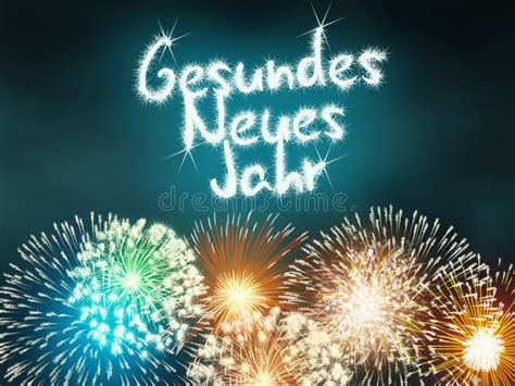 Deutsch Guten Rutsch Ins Neue Jahr Gesundes Neues Jahr Stockbild Bild