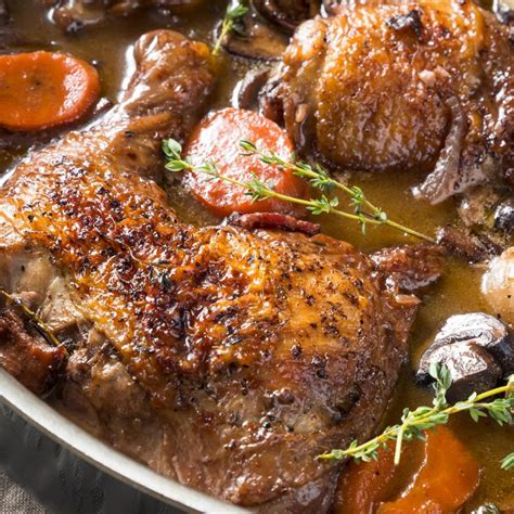 Coq Au Vin French Chicken In Red Wine Meal Plan Weekly