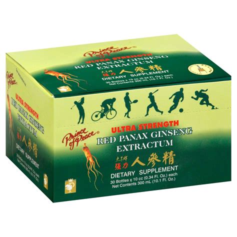 Prince Of Peace Ultra Strength Red Panax Ginseng Extractum Shop Herbs