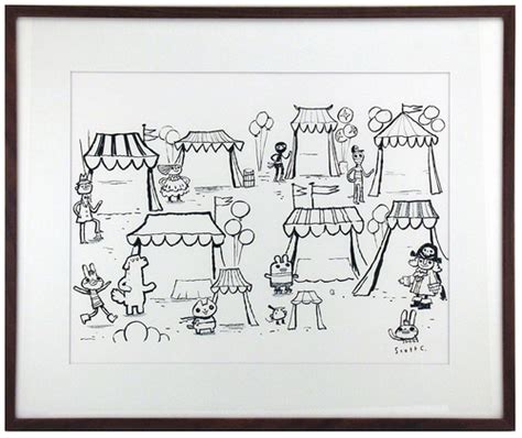 Drawing a scenery of sunset step by step. Market Drawing at PaintingValley.com | Explore collection of Market Drawing