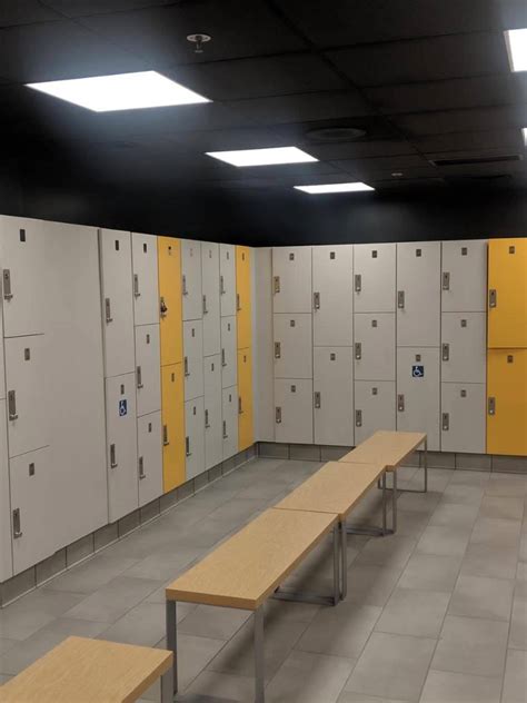 our new locker rooms are open plenty of lockers and showers by crunch fitness