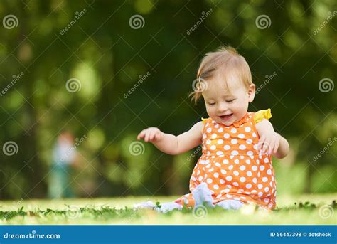 Baby In Park Stock Photo Image Of Person Leisure Beauty 56447398