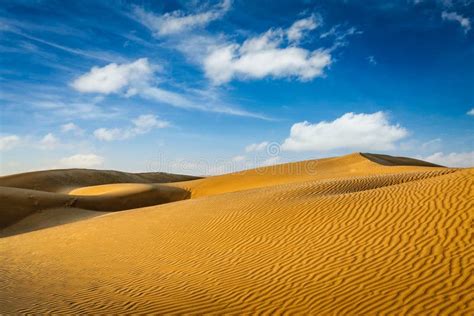 Dunes Of Thar Desert Rajasthan India Stock Photo Image Of Desert