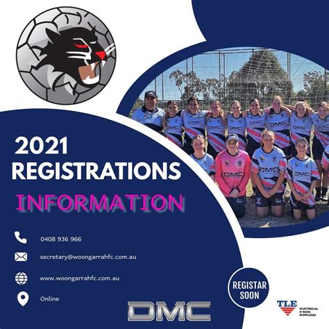 2021 Registration Information Woongarrah Wildcats Football Club