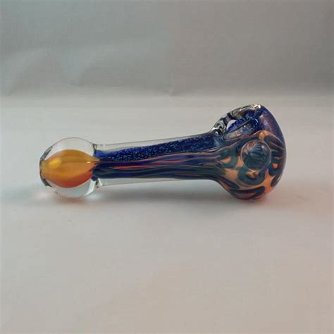 2021 5 Inch Tobacco Long Glass Colored Heady Hand Bubbler Pipes For Smoking Cute Spoon Pipe High