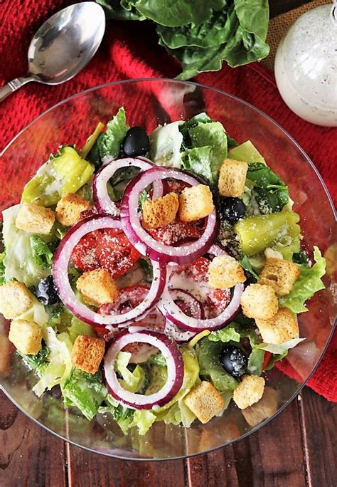 Copycat Olive Garden Salad And Dressing The Kitchen Is My Playground