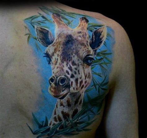 90 Giraffe Tattoo Designs For Men Long Neck Ink Ideas