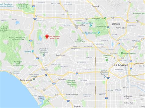 Beverly Hills Celebrity Homes Map 2018