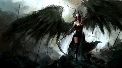 Sexy Girl From Hell Fantasy Gothic Abstract Girl Hd Wallpaper Peakpx