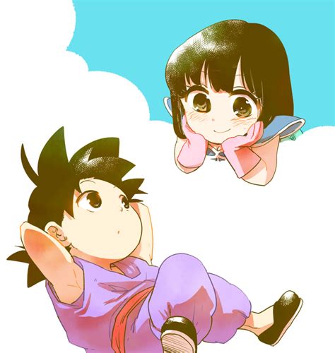 Son Goku And Chi Chi Dragon Ball Drawn By Fukuko Fuku Danbooru