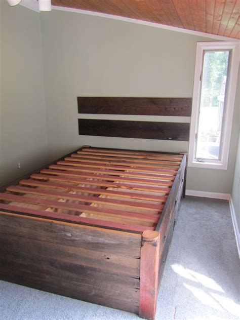 Reclaimed Barnwood Bed Barnwood Bed Barnwood Furniture Barn Wood