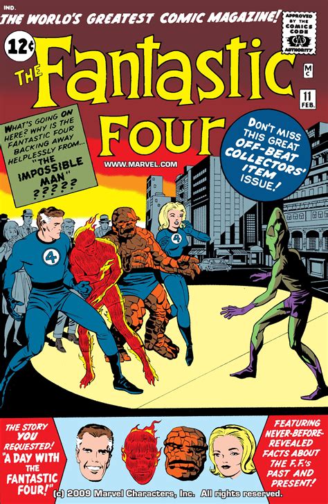 Fantastic Four 011 1963 Digital The First Appearance Of Impossible