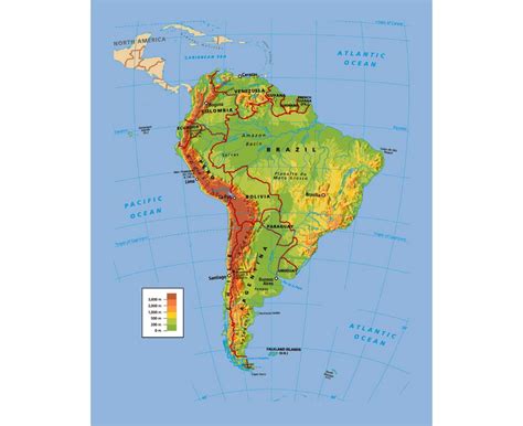 South America Political Map South America Mapsland Maps Of The World