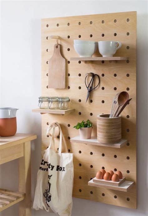 Pinterests Most Stylish Kitchen Pegboard Ideas Small Space Living