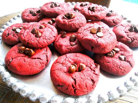 Food Love And Life Recipe Red Velvet Chocolate Chip Cookies