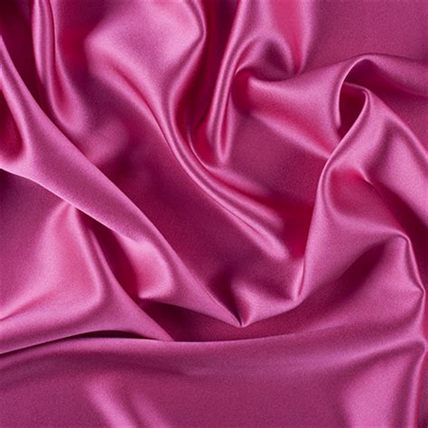 Reliable china (mainland) agent of crepe back satin fabric. Fuschia Silk Crepe Back Satin - 8000M152 | Fashion Fabrics