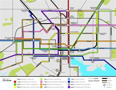 Baltimore Transit Plan Baltimorelink Will Transform The City