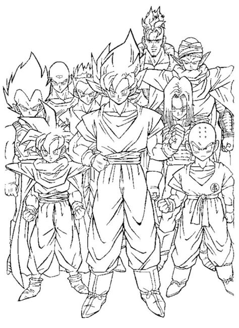 Fue publicado originalmente en la revista shōnen jump, de la editorial japonesa shūeisha, entre 1984 y 1995. Dibujos de Dragon Ball Z, Goku y Vegeta para colorear ...