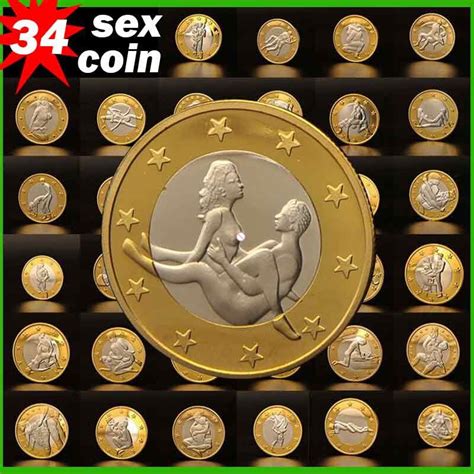 New Arrival Full Set Total 34 Coins Sexy Coin Welcome Collection Gold