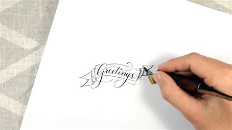 How To Draw A Banner Great For Calligraphy Youtube