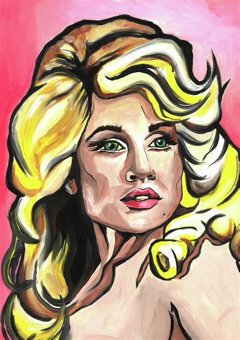 Dolly Parton Drawing by Smh Yrdbk