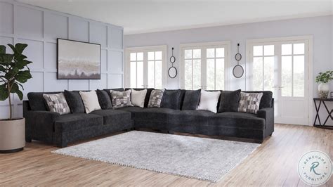 Lavernett Charcoal Sectional Charcoal Sectional Furniture Living