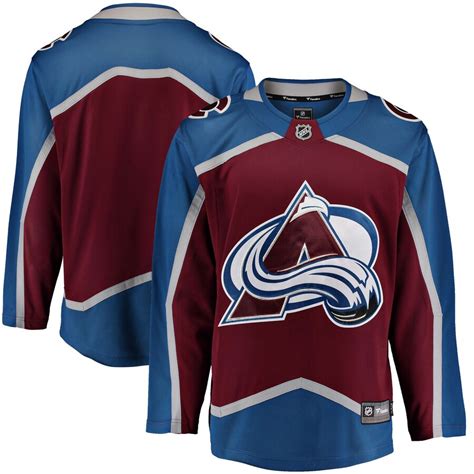 Colorado Avalanche Fanatics Branded Youth Breakaway Home Jersey Maroon