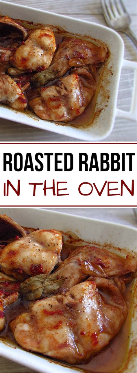 Roasted Rabbit In The Oven Food From Portugal Baked Rabbit Recipes Roast Rabbit Roasted