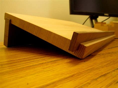 Wooden Laptop Stand By Matchlessmade On Etsy Wooden Laptop Stand