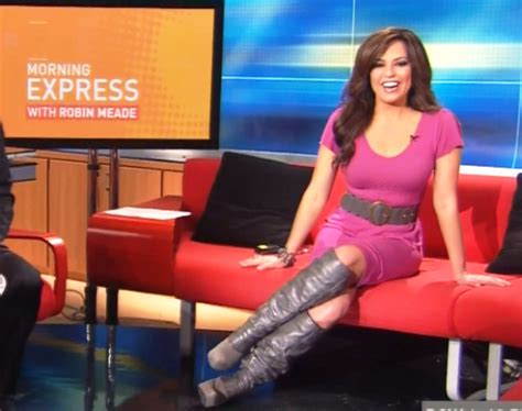 The Appreciation Of Booted News Women Blog Robin Meade In Grey